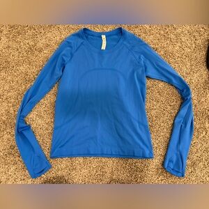 Swiftly Tech Long Sleeve 2.0 Pipe Dream Blue